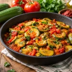 طرز تهیه کدو سبز با گوجه